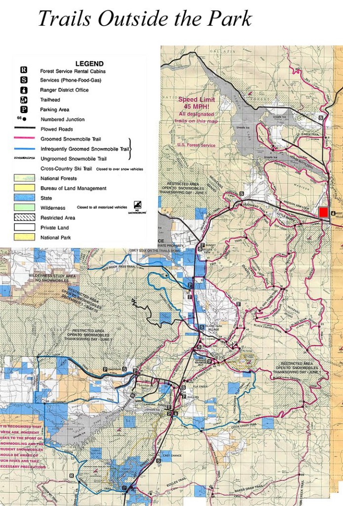 Yellowstone map